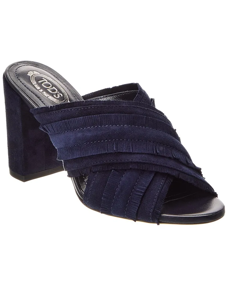 TOD'S TOD’s Suede Mule Blue