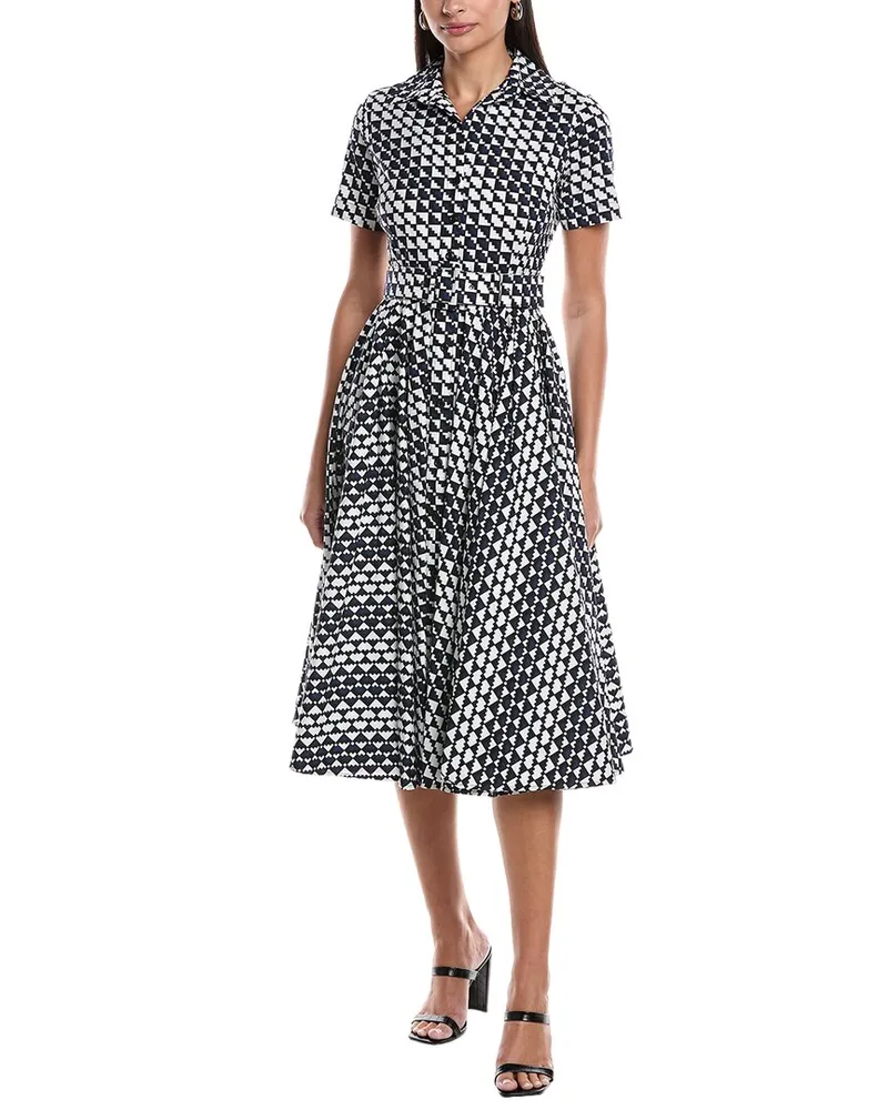 Samantha Sung Abelia Shirtdress White