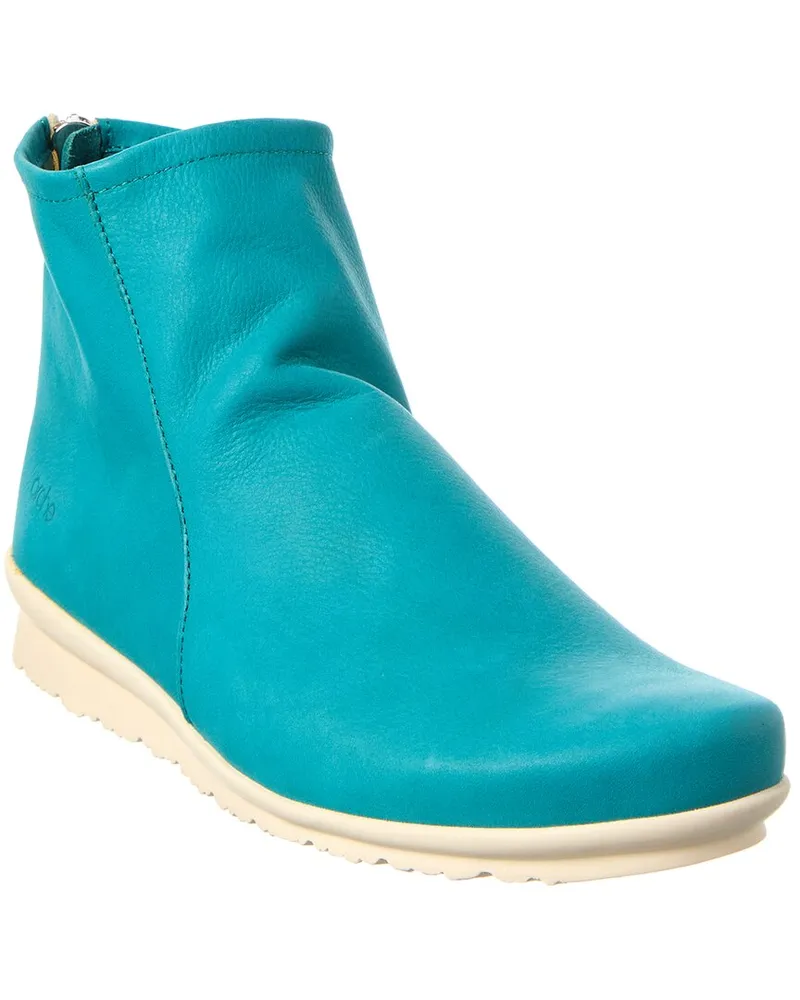 Arche Baryky Leather Bootie Green