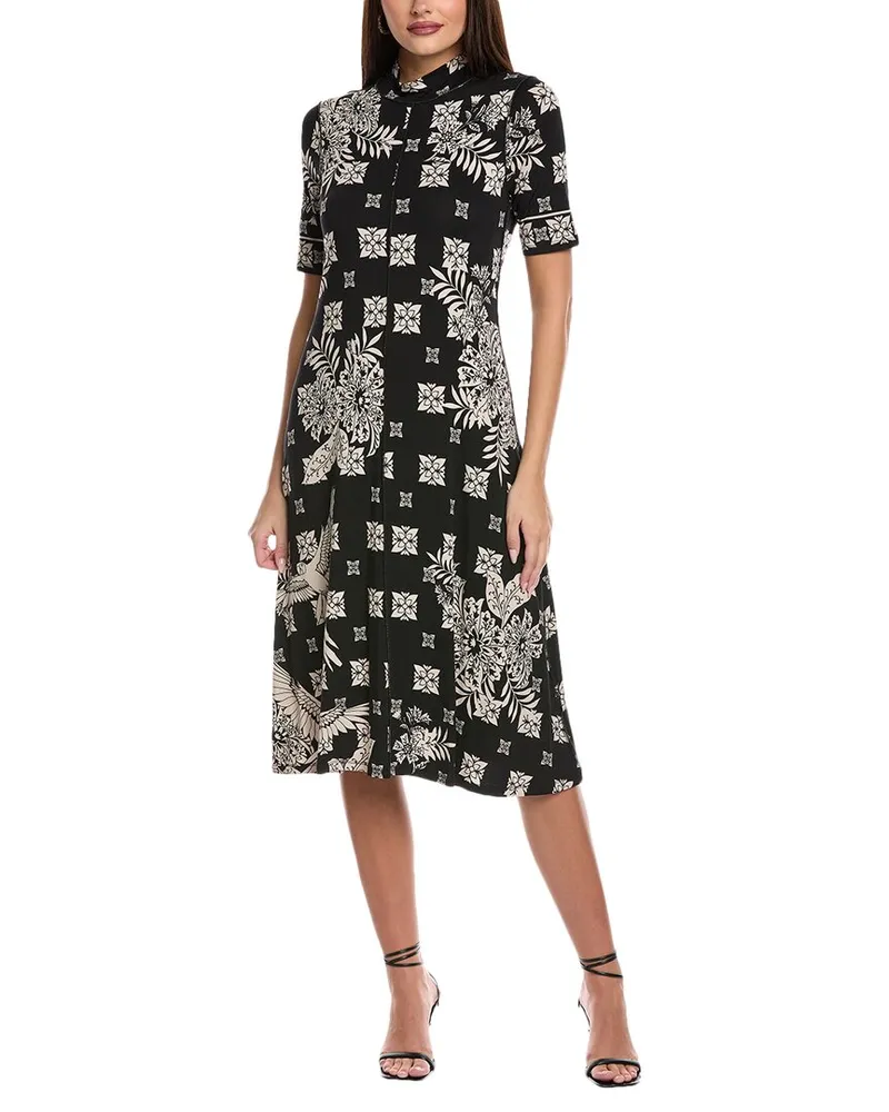 Johnny Was Petite The Janie Favorite Midi Dress Black