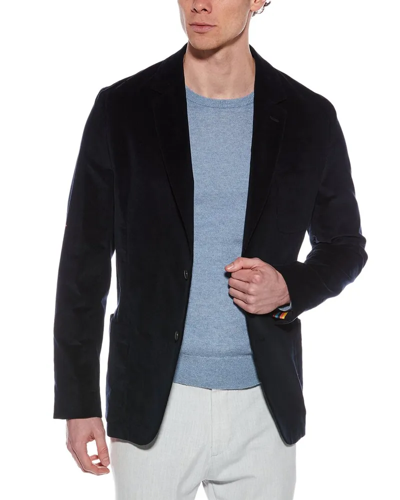 Paul Smith Corduroy Jacket Blue