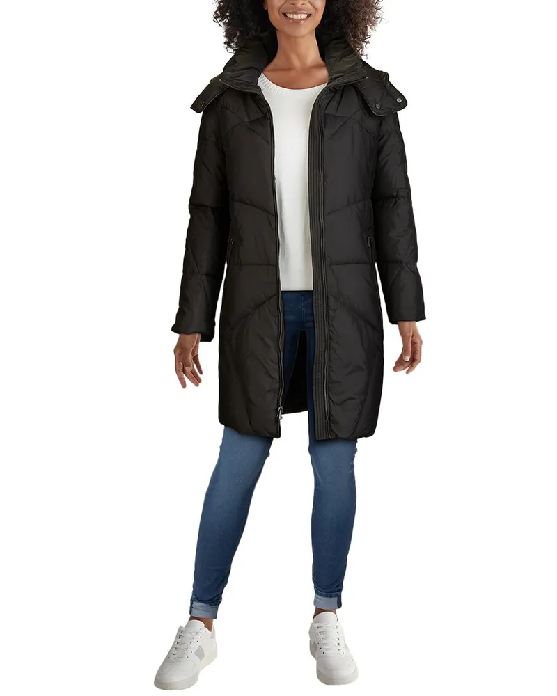 COLE HAAN Essential Soft Down Coat Black