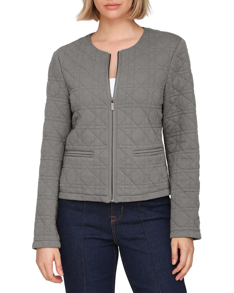 Bagatelle Quilted Jacket Grey