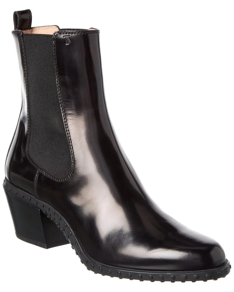 TOD'S TOD’s Leather Bootie Black