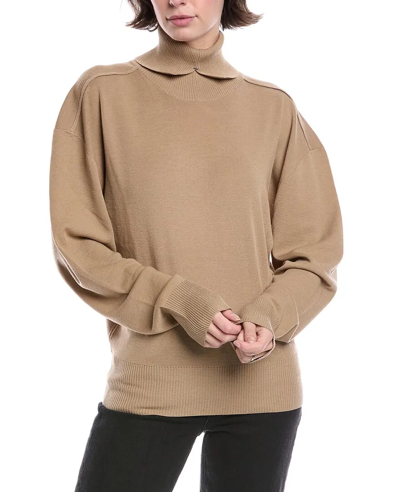 Burberry Wool Sweater Brown