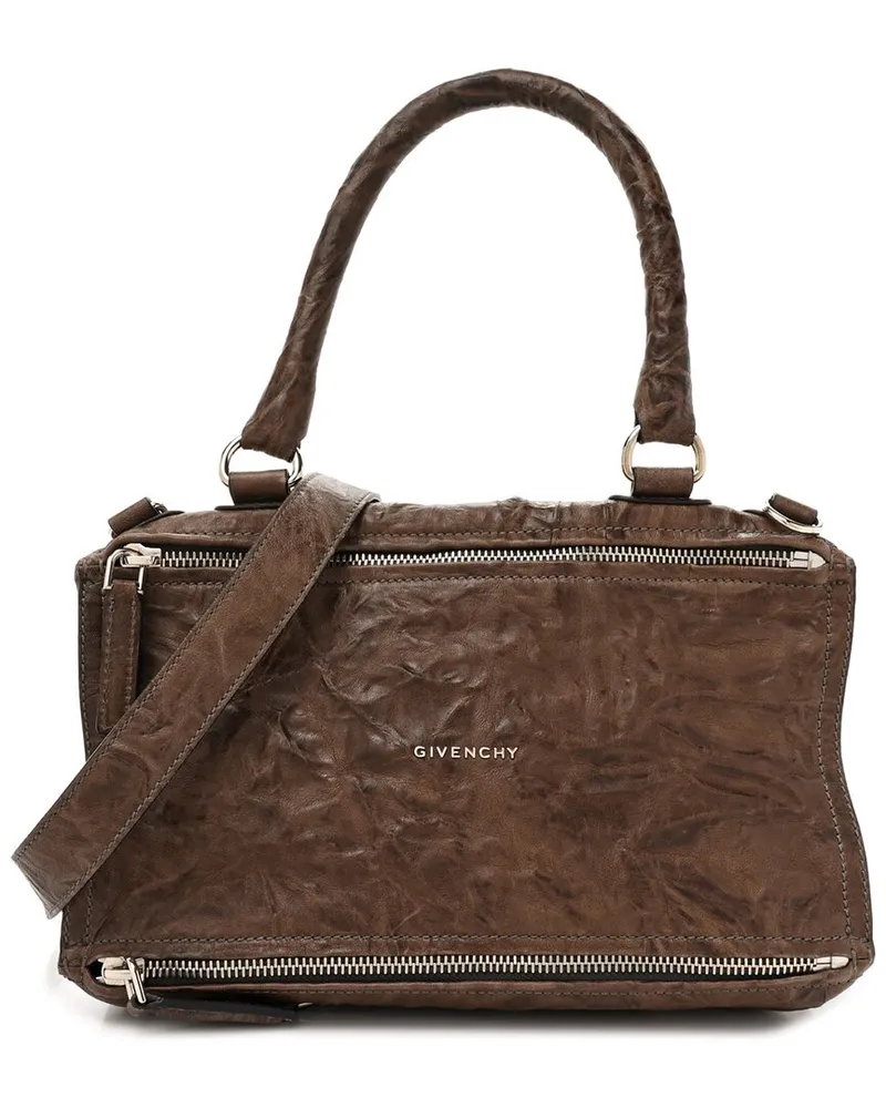 Givenchy Brown Leather Medium Pandora (Authentic Pre-Loved Nocolor