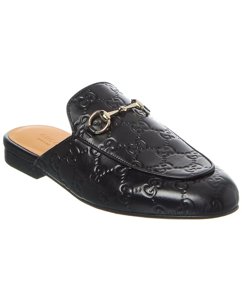 Gucci Princetown Leather Slipper Black