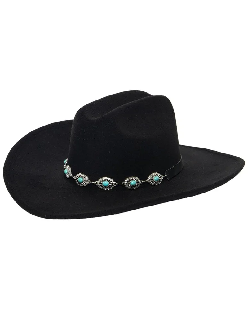 Frye Felt Cattleman's Crease Cowboy Hat Black