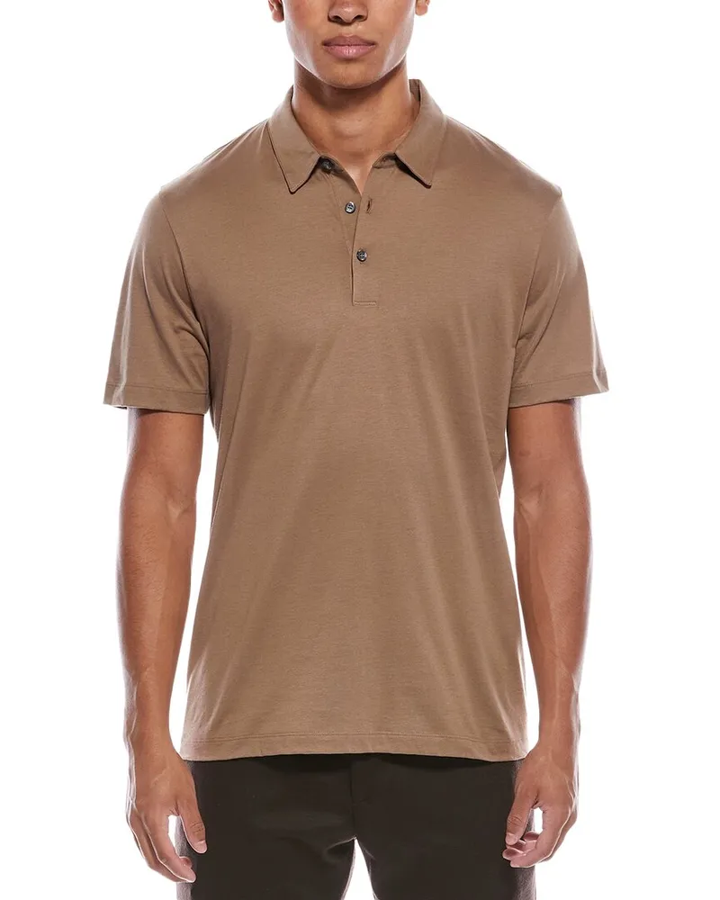 Theory Bron Shirt Tan