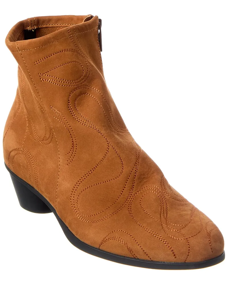 Arche Cynpik Leather Bootie Red