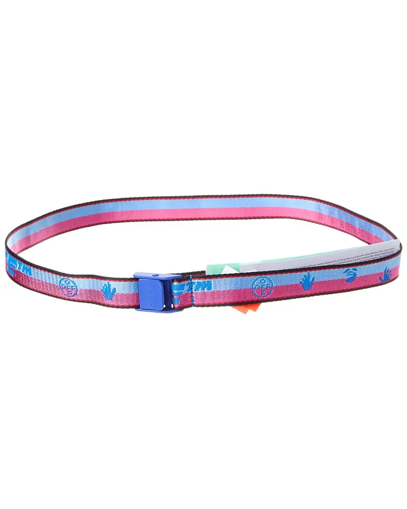 OFF-WHITE Off-White™ New Logo Mini Industrial Belt Pink