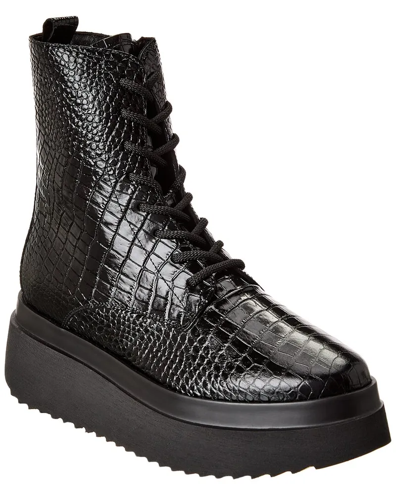 Aquatalia Ornella Weatherproof Suede Boot Black