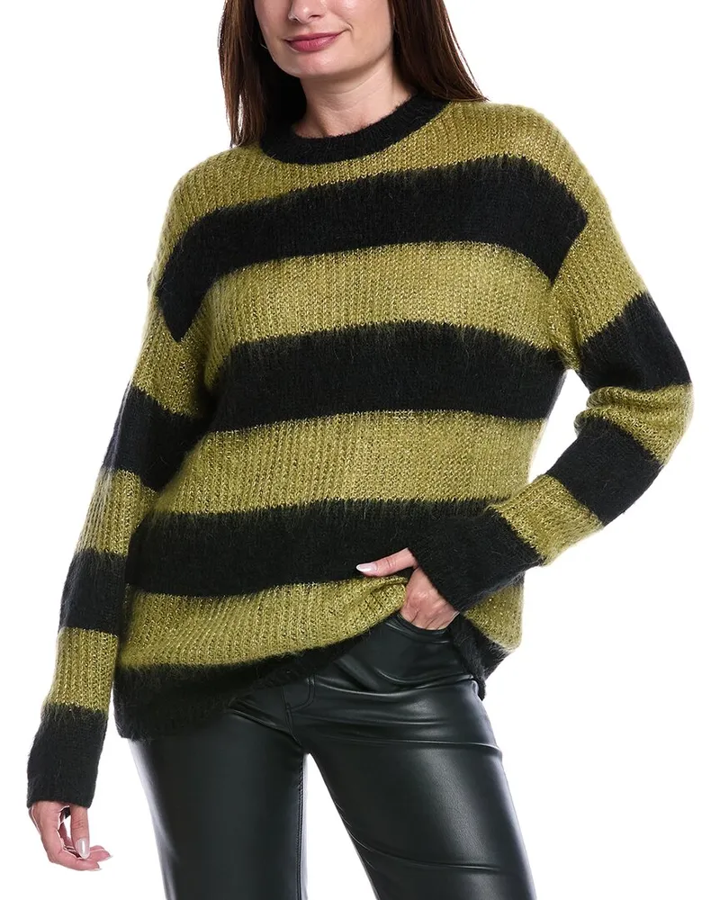 AllSaints Onyx Mohair-Blend Jumper Green