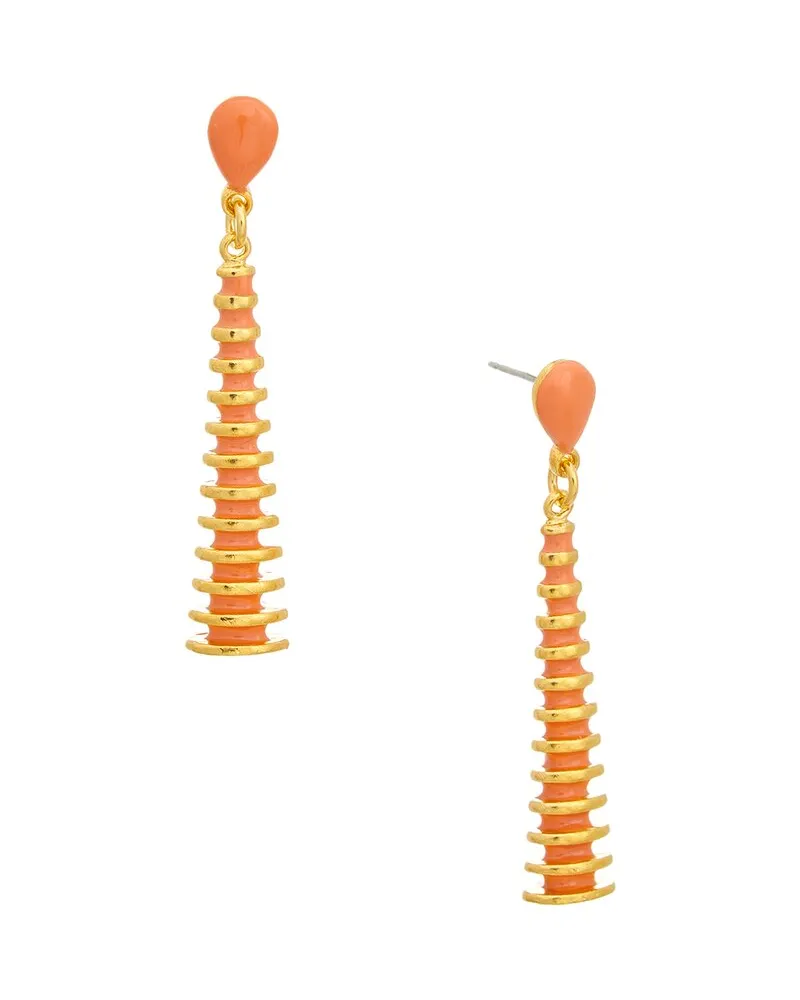 Kenneth Jay Lane Plated Dangle Earrings Nocolor