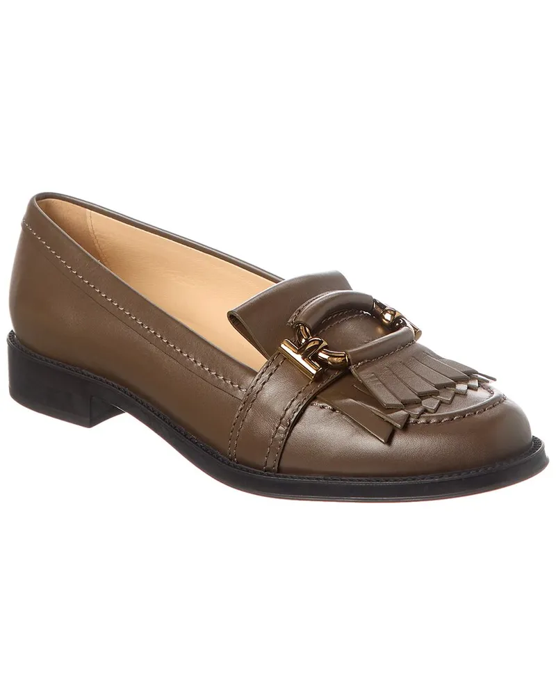 TOD'S TOD’s Gomma Leather Loafer Brown