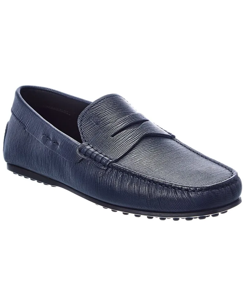 TOD'S TOD’s City Gommino Leather Loafer Blue