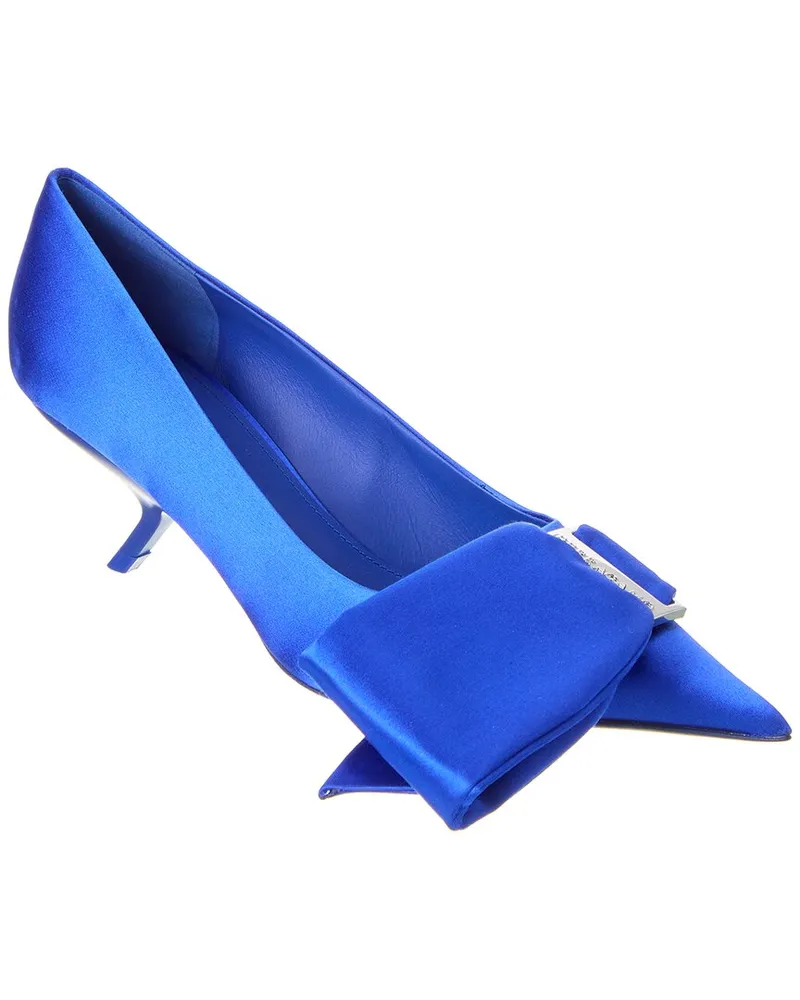 Ferragamo Erica Satin Pump Blue