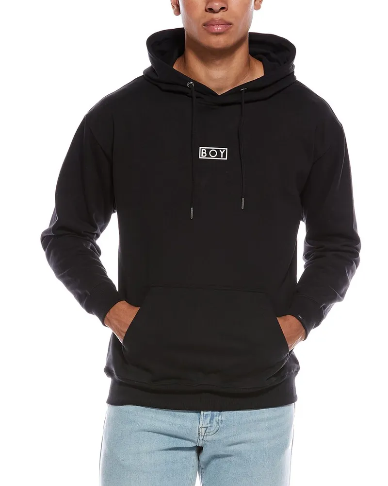 Boy London Eagle Flock Hoodie Black