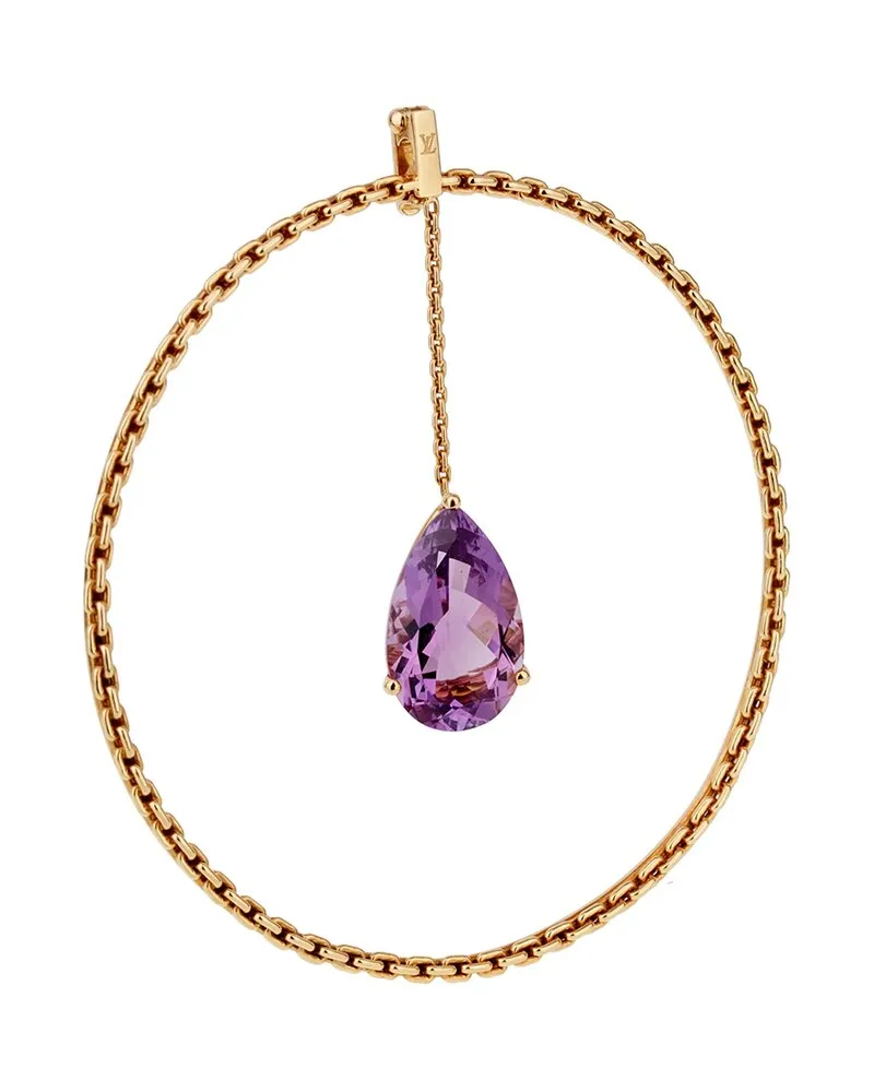 Louis Vuitton 18K 6.00 ct. tw. Amethyst Pendant (Authentic Pre-Loved Nocolor