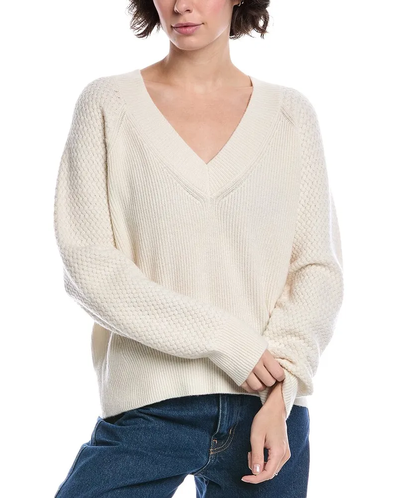 Rag & Bone Kaylee Cashmere Sweater White