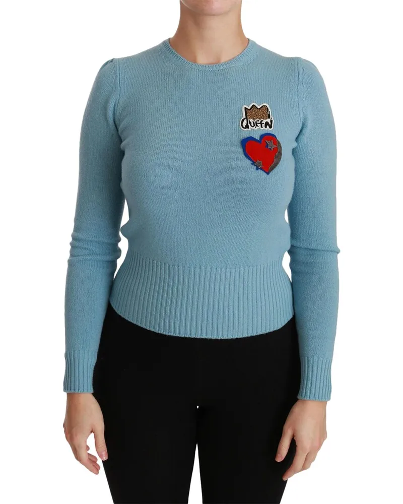 Dolce & Gabbana Wool Sweater Blue