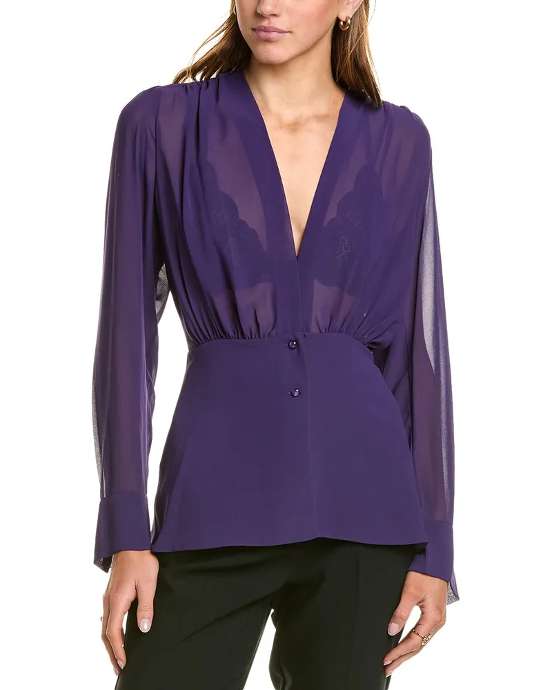 BCBGMAXAZRIA Blouse Purple