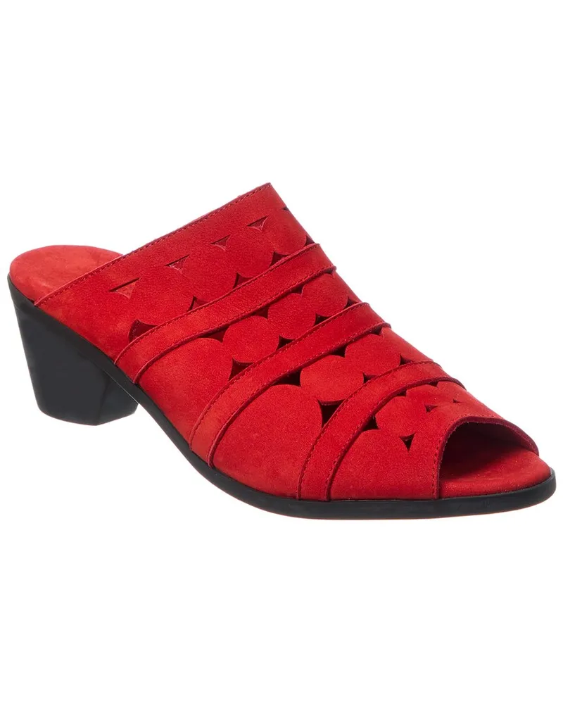 Arche Sorroe Suede Sandal Red
