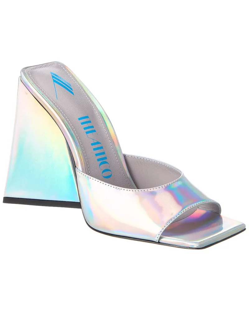 ATTICO Devon Leather Sandal Silver