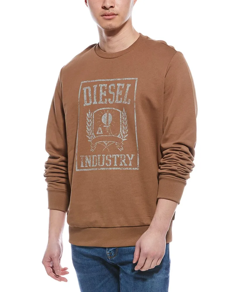Diesel Crewneck Sweatshirt Brown