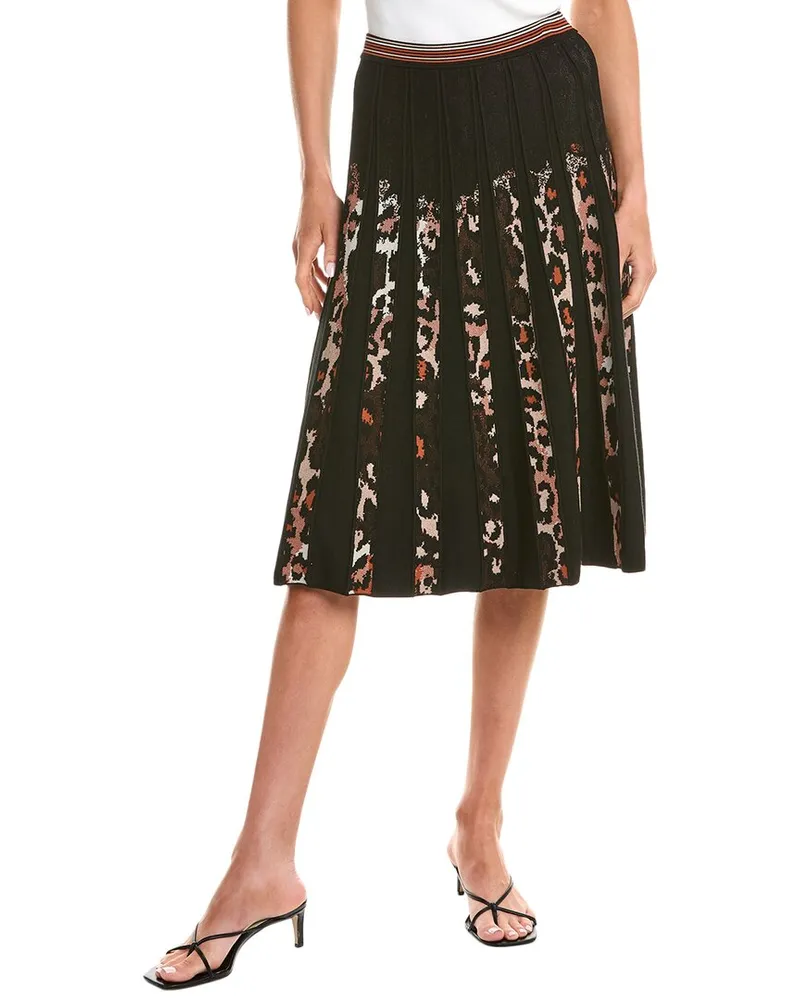 Diane von Furstenberg Hutch Wool-Blend Skirt Black