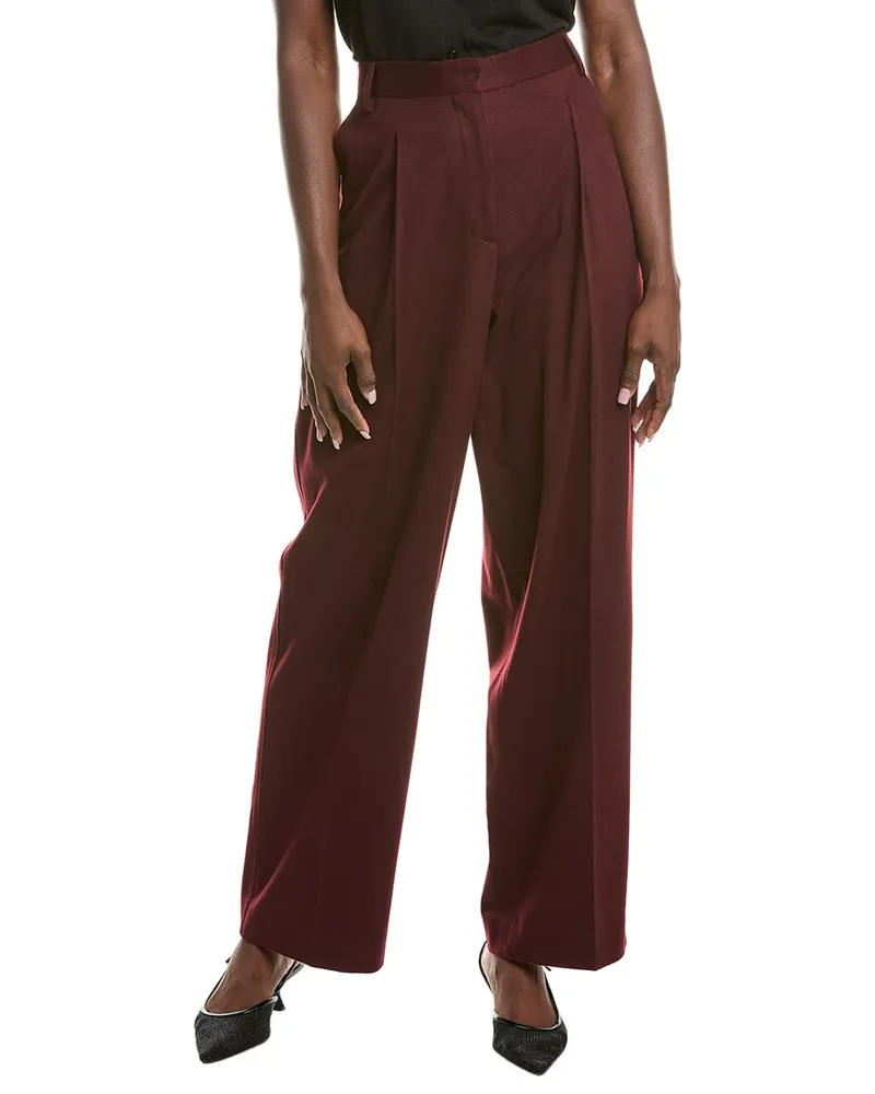 Officine Generale Officine Generale New Sophie Wool Pant Red