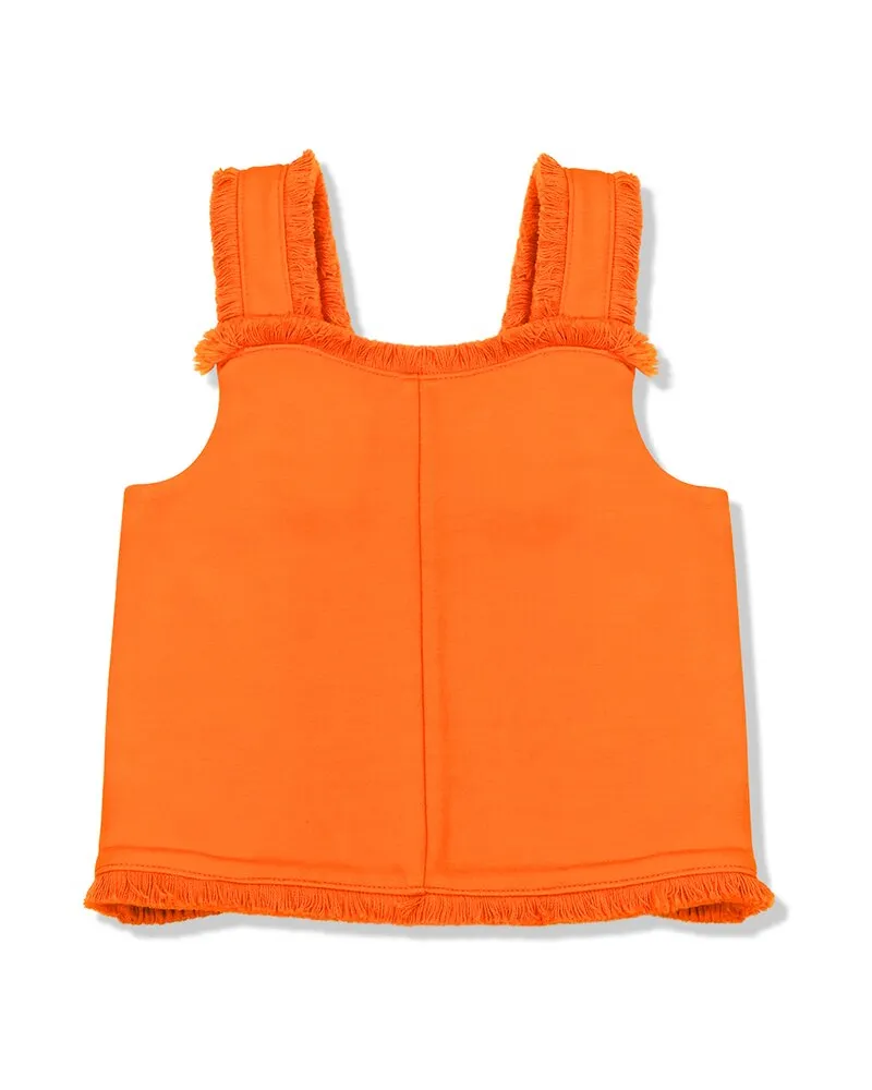 HABITUAL Fringe Tank Top Nocolor