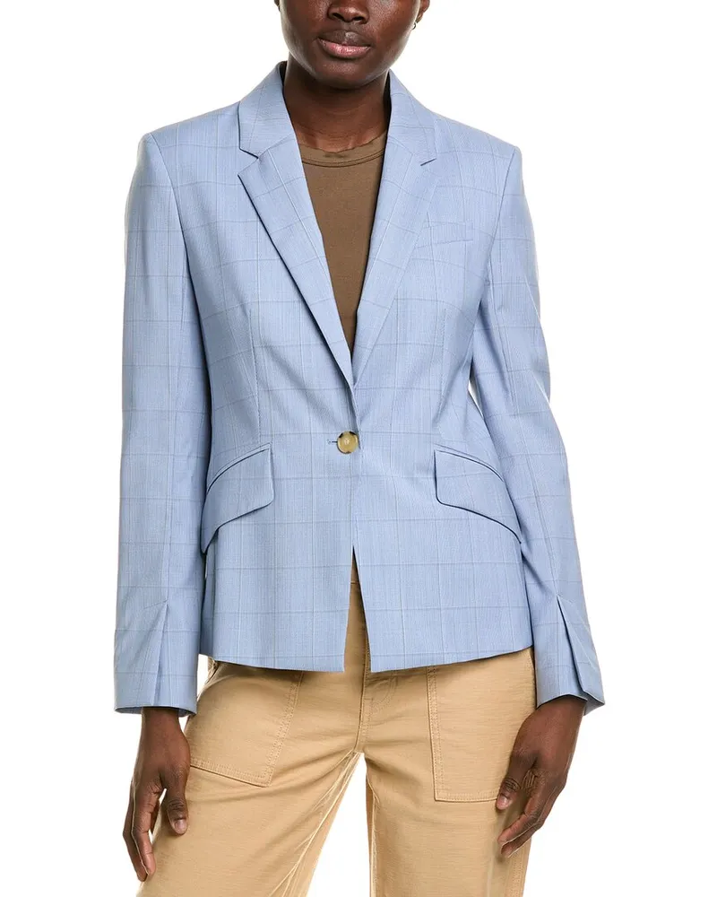 HUGO BOSS Jia Wool Blazer Blue