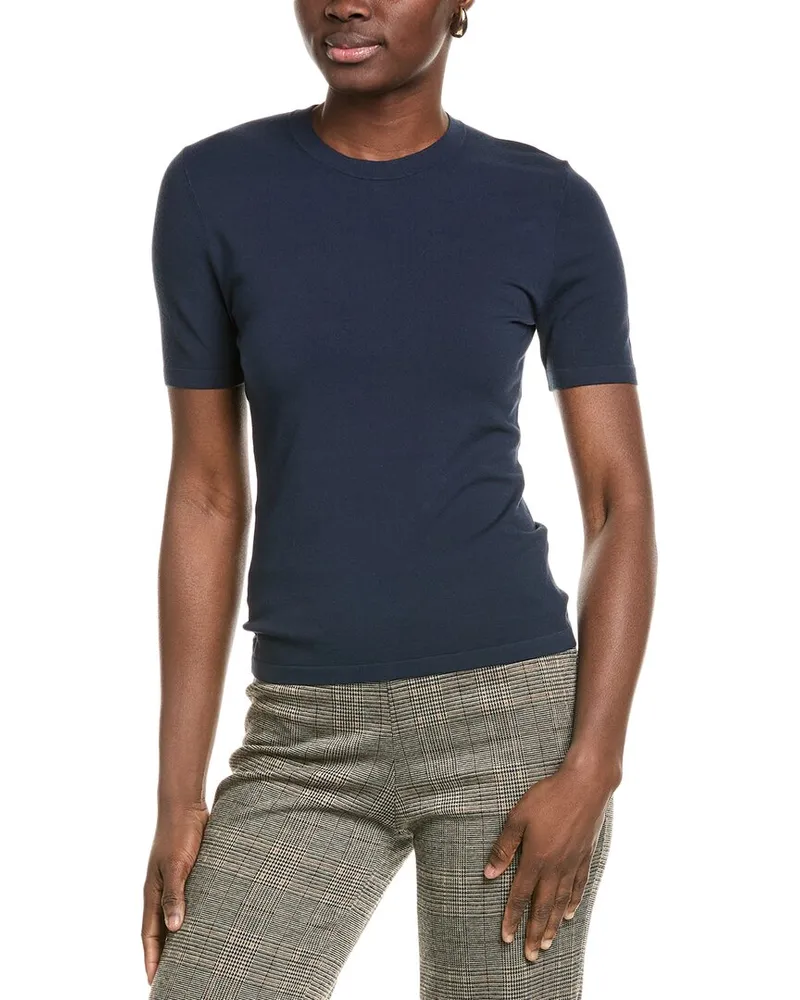 Michael Kors Collection Crewneck T-Shirt Blue