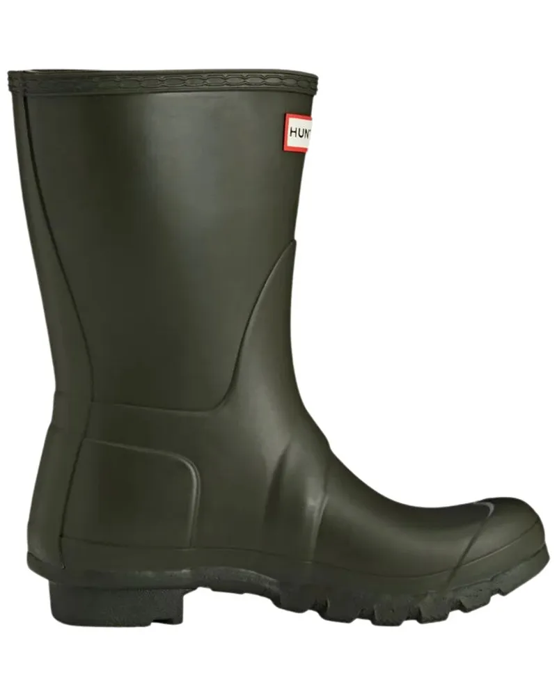 Hunter Original Short Rubber Rain Boots Green