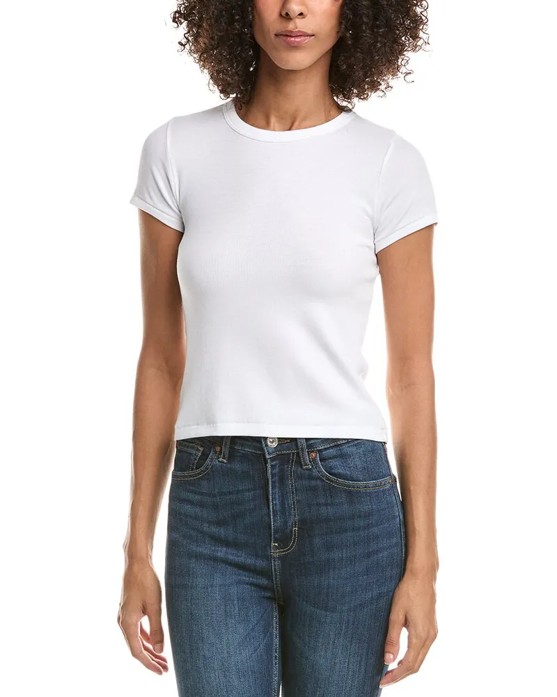 Rag & Bone Essie Rib T-Shirt White