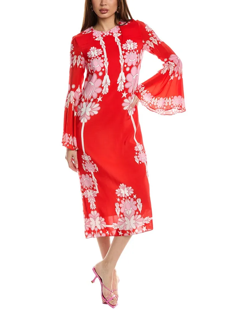 Borgo De Nor Astoria Midi Dress Red