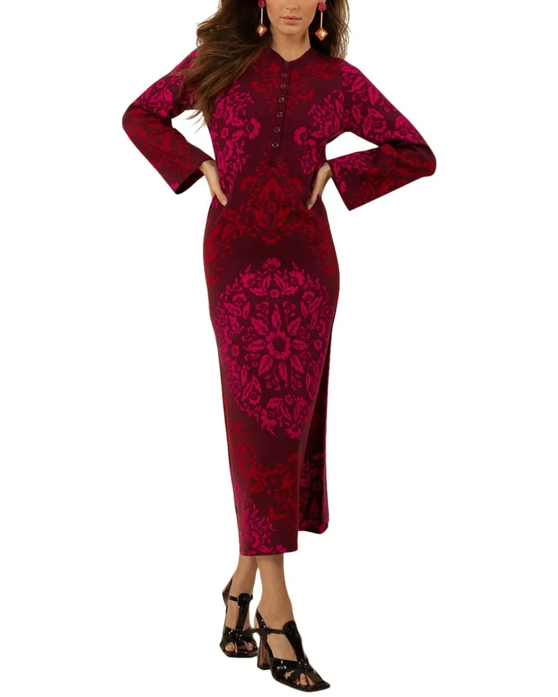 Hale Bob Carolina Maxi Dress Pink