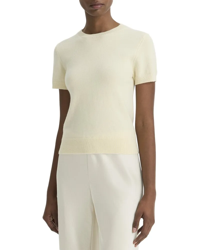 Vince Cashmere-Blend Tee Nocolor