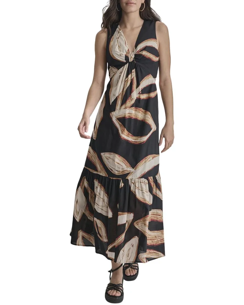 DKNY Sleeveless Maxi Dress Nocolor