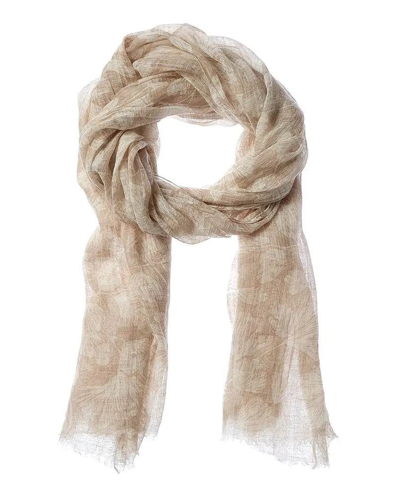 Brunello Cucinelli Linen Scarf Beige