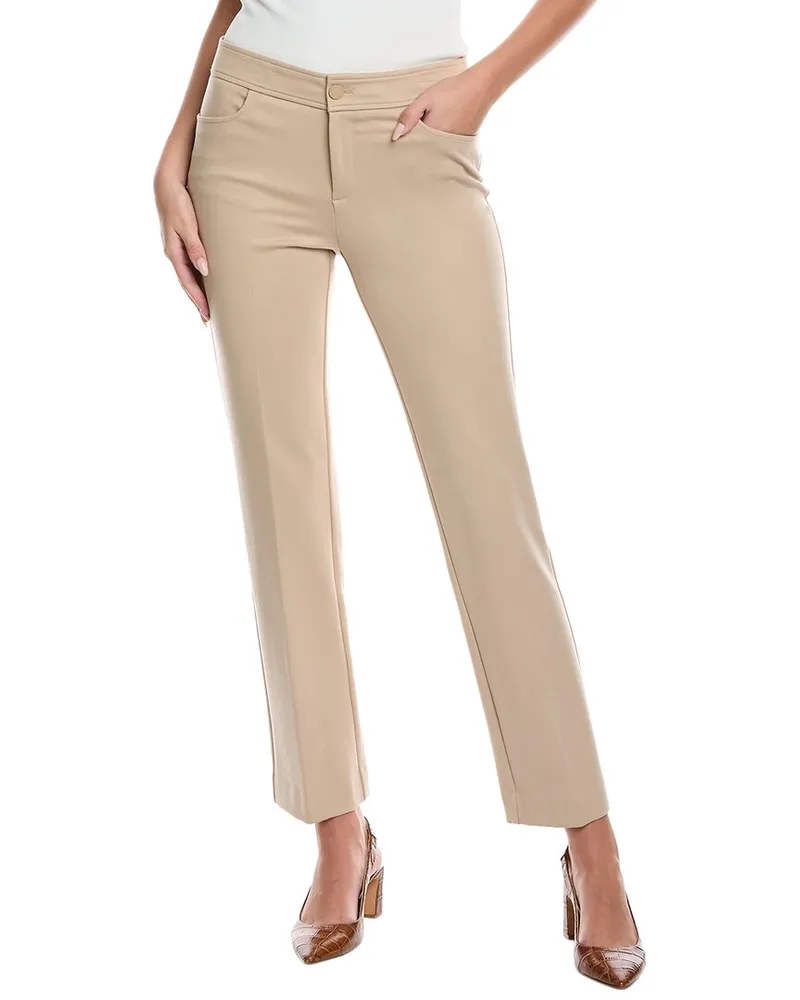 Anne Klein Bootleg Compression Collection Pant Tan
