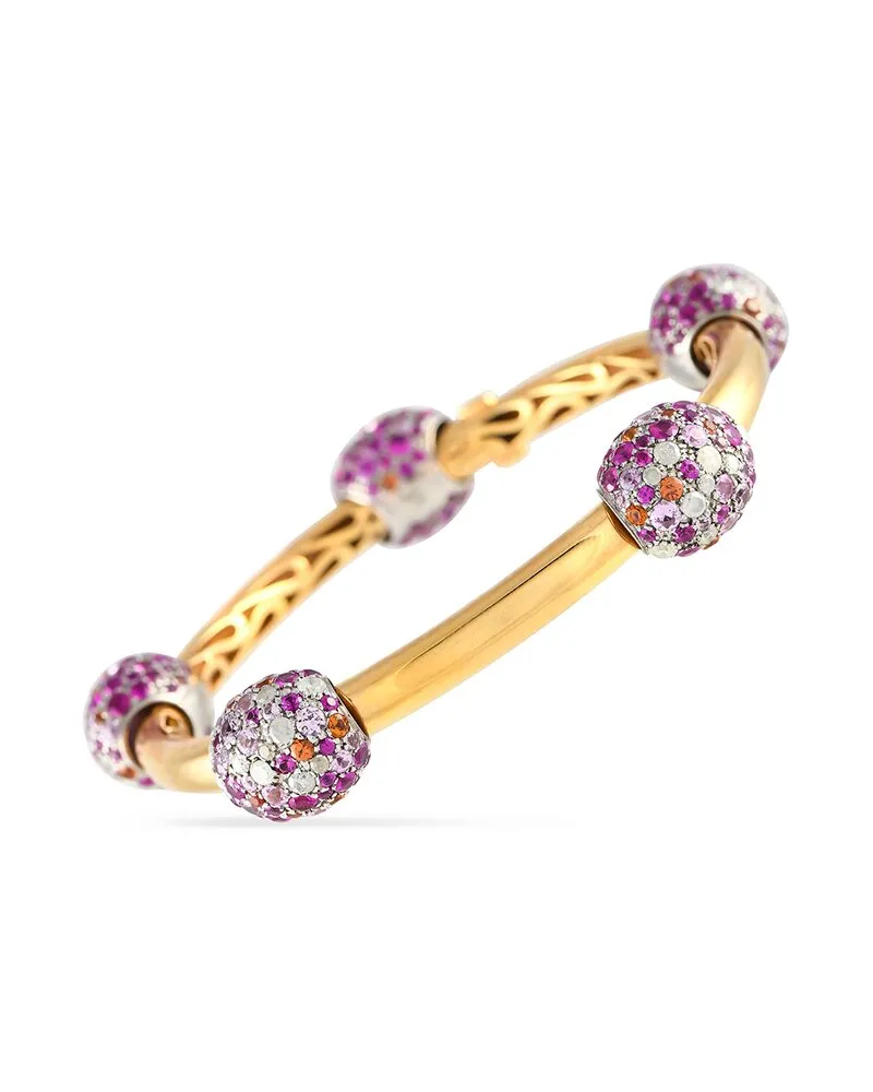 Pomellato 18K Rose Gold Sapphire Bracelet (Authentic Pre-Loved Nocolor