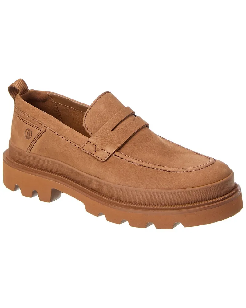 Clarks Badell Step Leather Loafer Brown
