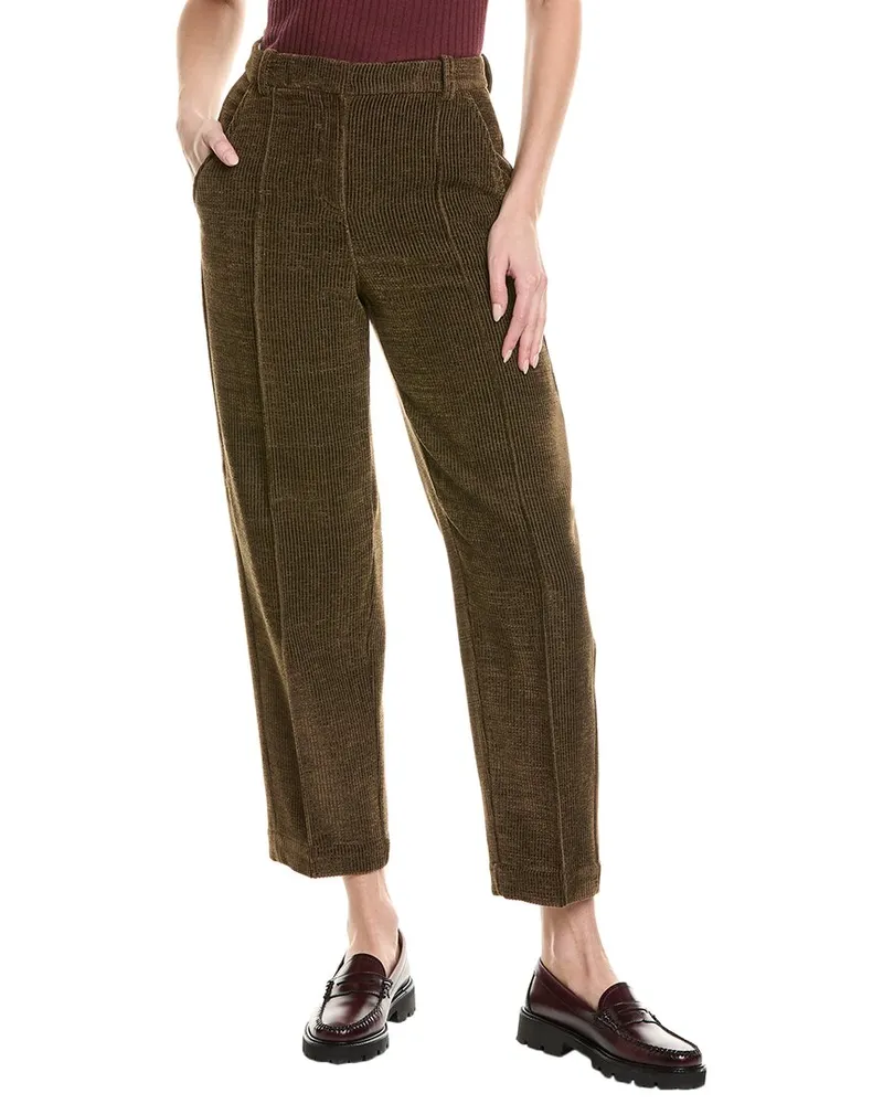 HUGO BOSS Tatepa Wool-Blend Corduroy Pant Green