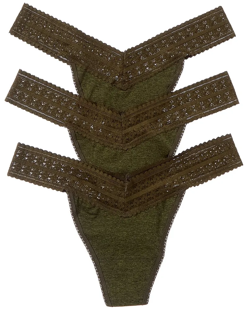 Hanky Panky 2pk Dreamease Original Thong Nocolor