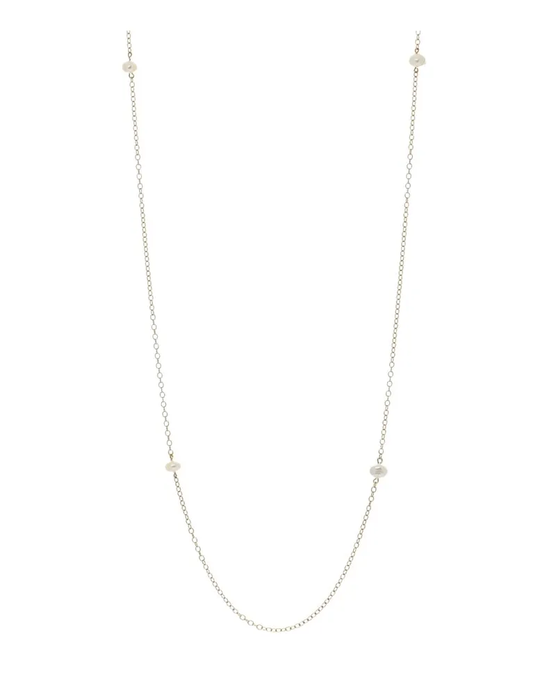 Tiffany & Co. 18K Freshwater Cultured Pearl Elsa Peretti Pearls By The Yard  Toggle Necklace (Authentic Pre-Loved Nocolor