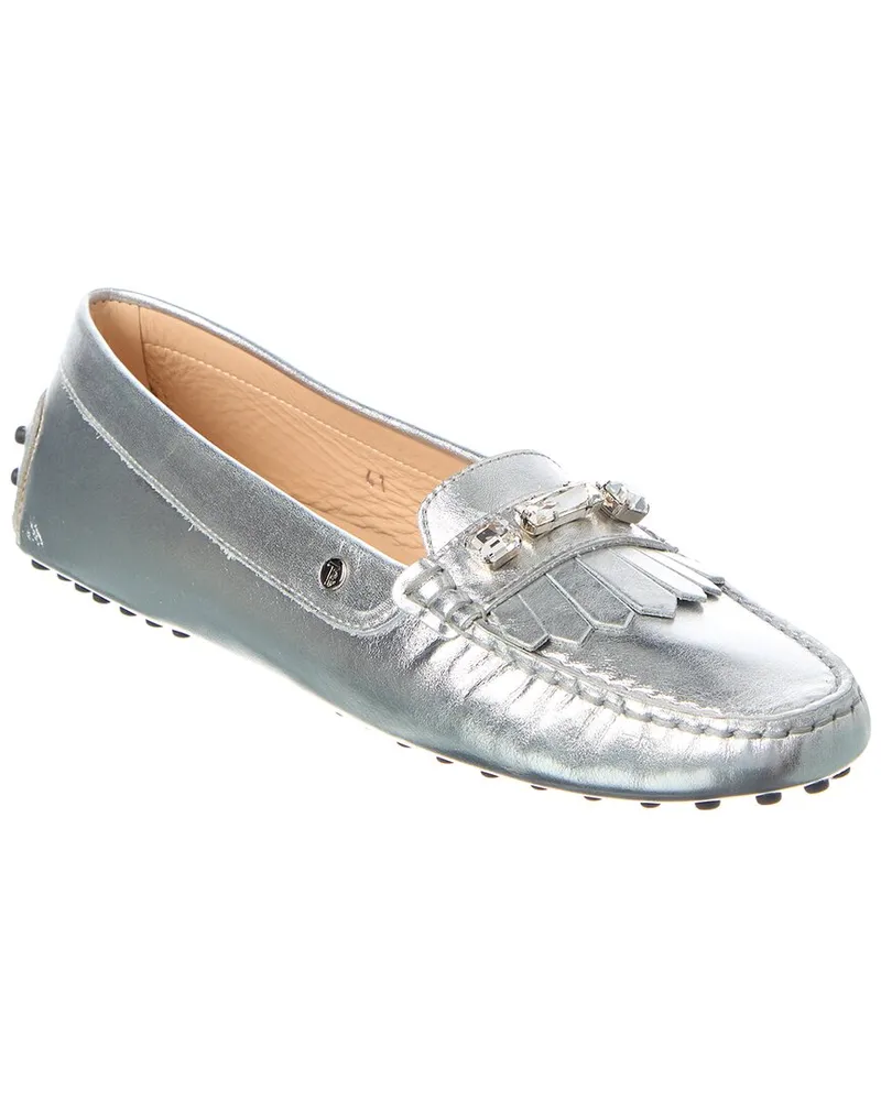 TOD'S TOD’s Leather Loafer Silver