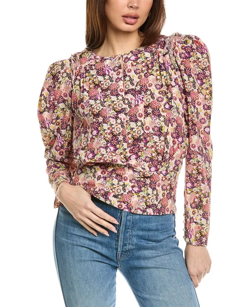 Isabel Marant Isabel Marant E'toile Silk Blouse Blue