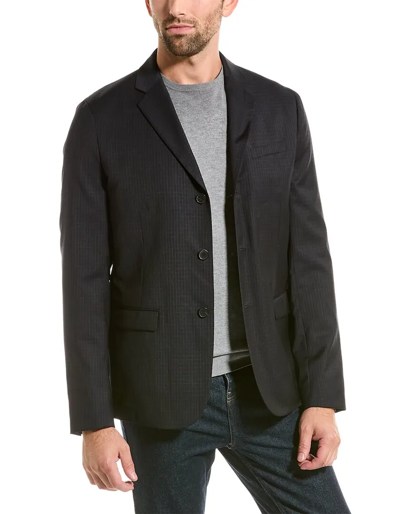 The Kooples Wool Suit Jacket Blue